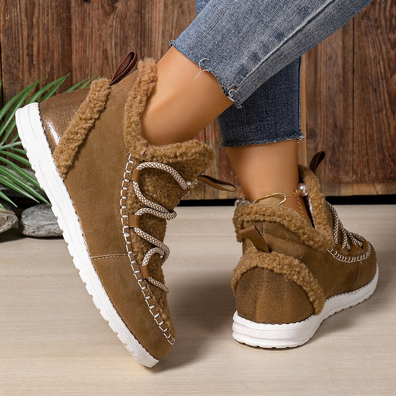 Botas de nieve de invierno con forro polar