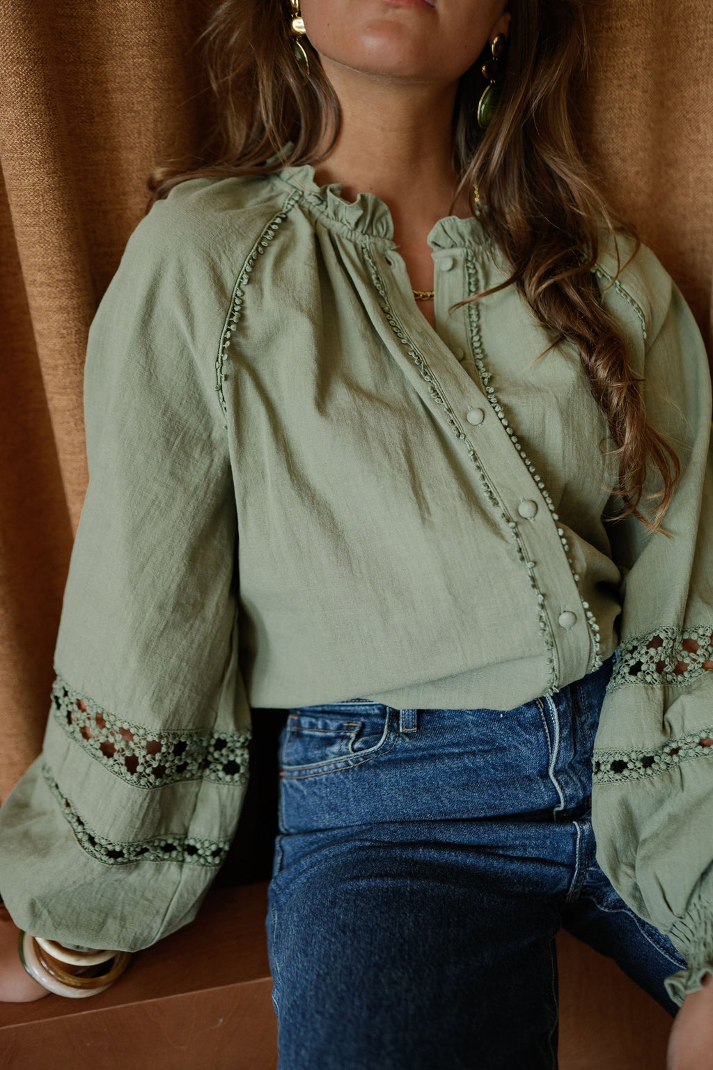 Blusa Lydia caqui