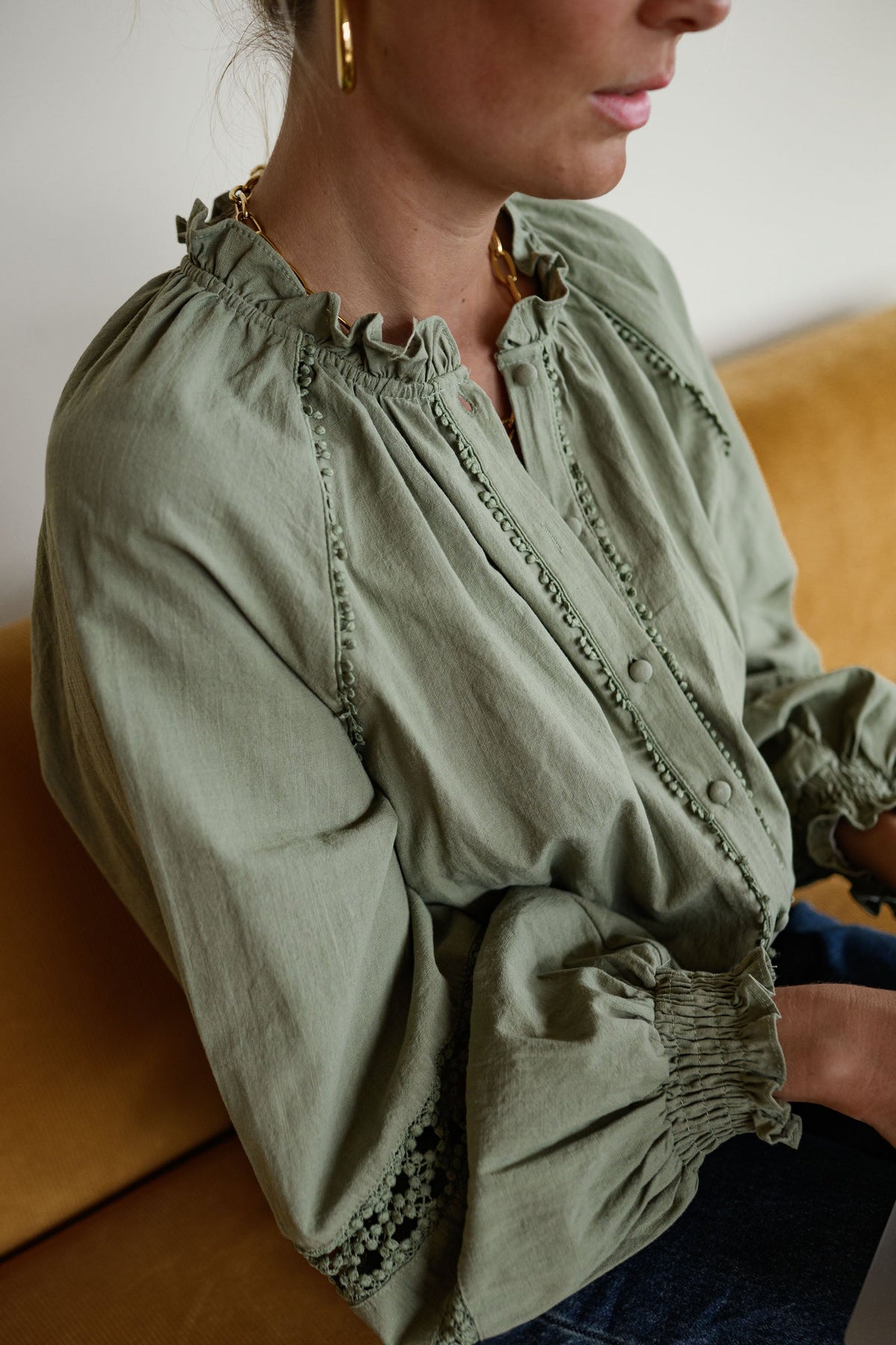 Blusa Lydia caqui