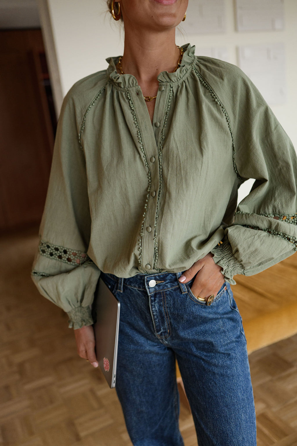 Blusa Lydia caqui
