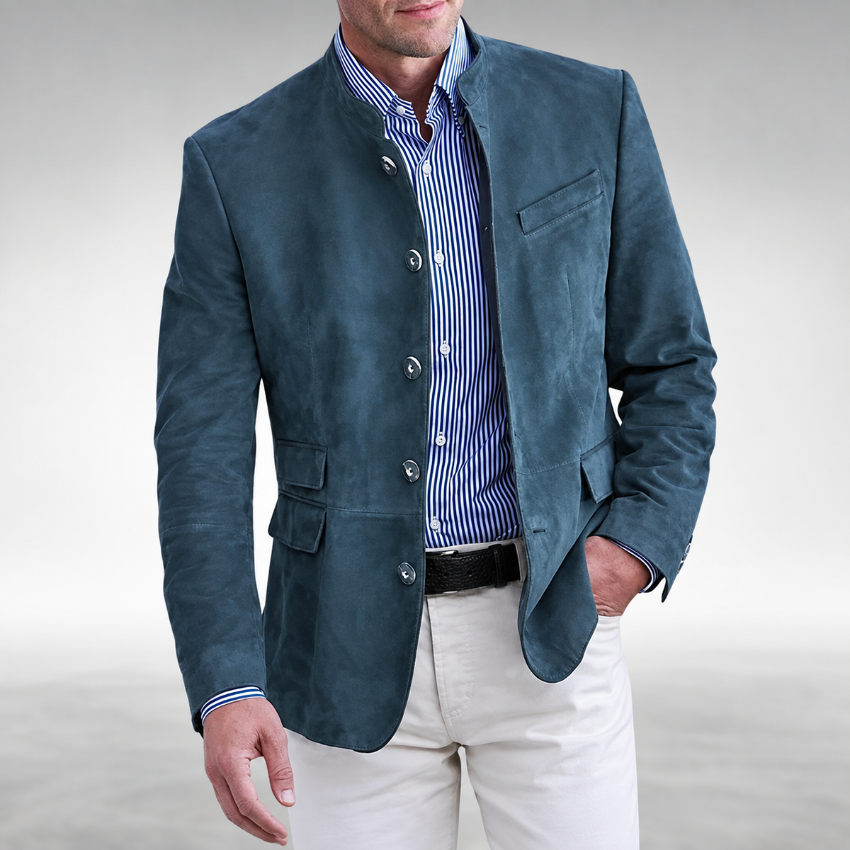 Eric - Chaqueta de antelina