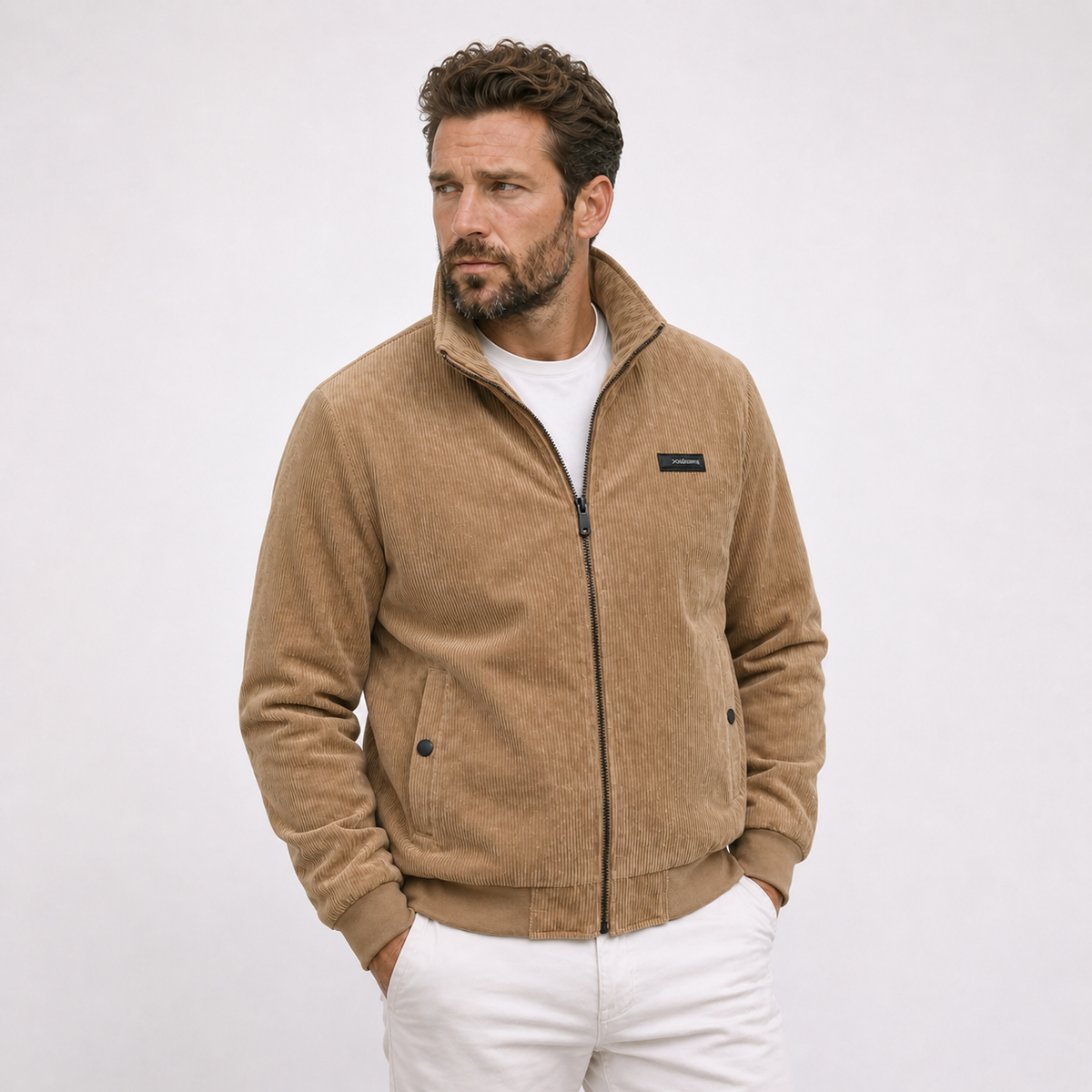 Hugo - Chaqueta de pana borreguillo