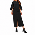 Conjunto Isadora | Top capa y falda midi