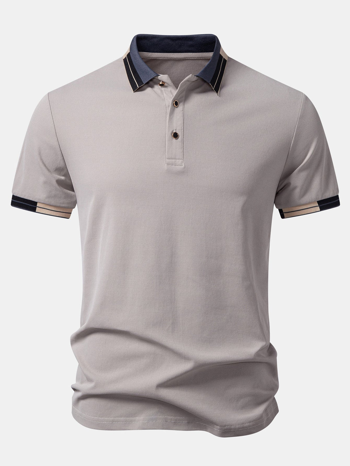 Polo con ribete de contraste