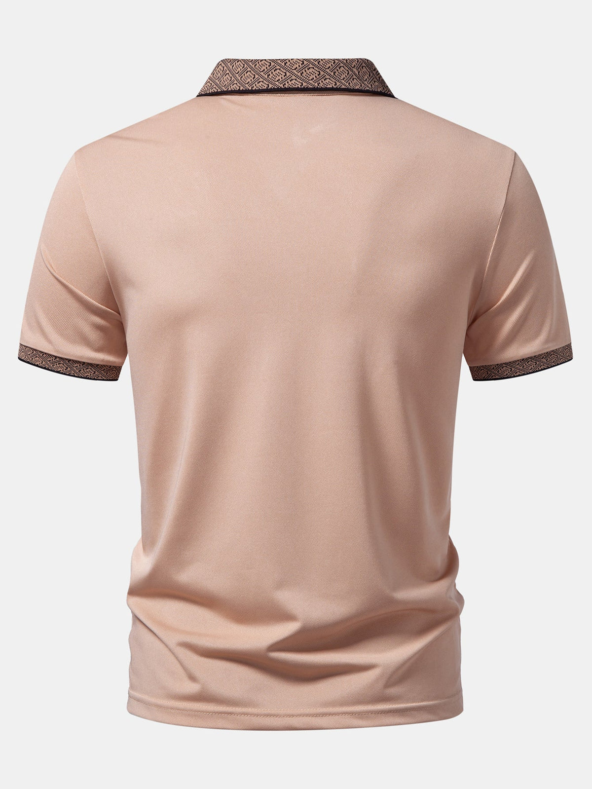Polo con cuello en contraste