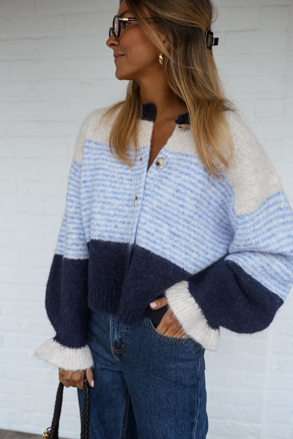 Cárdigan Amren azul