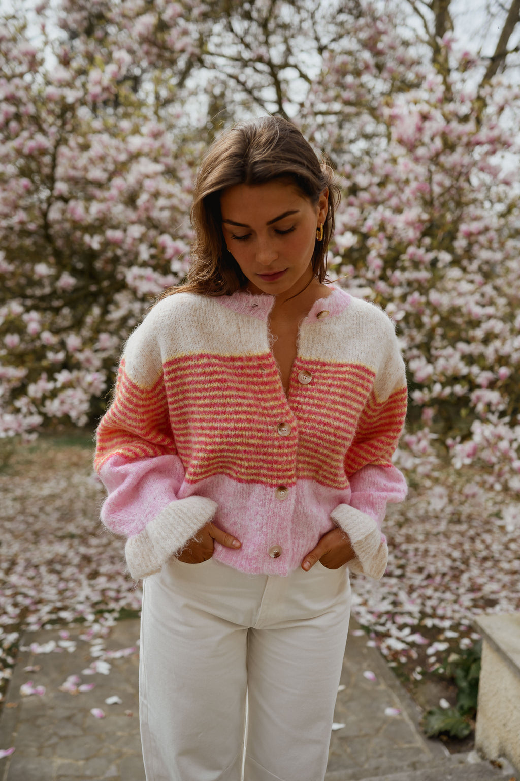 Cárdigan Amren rosa