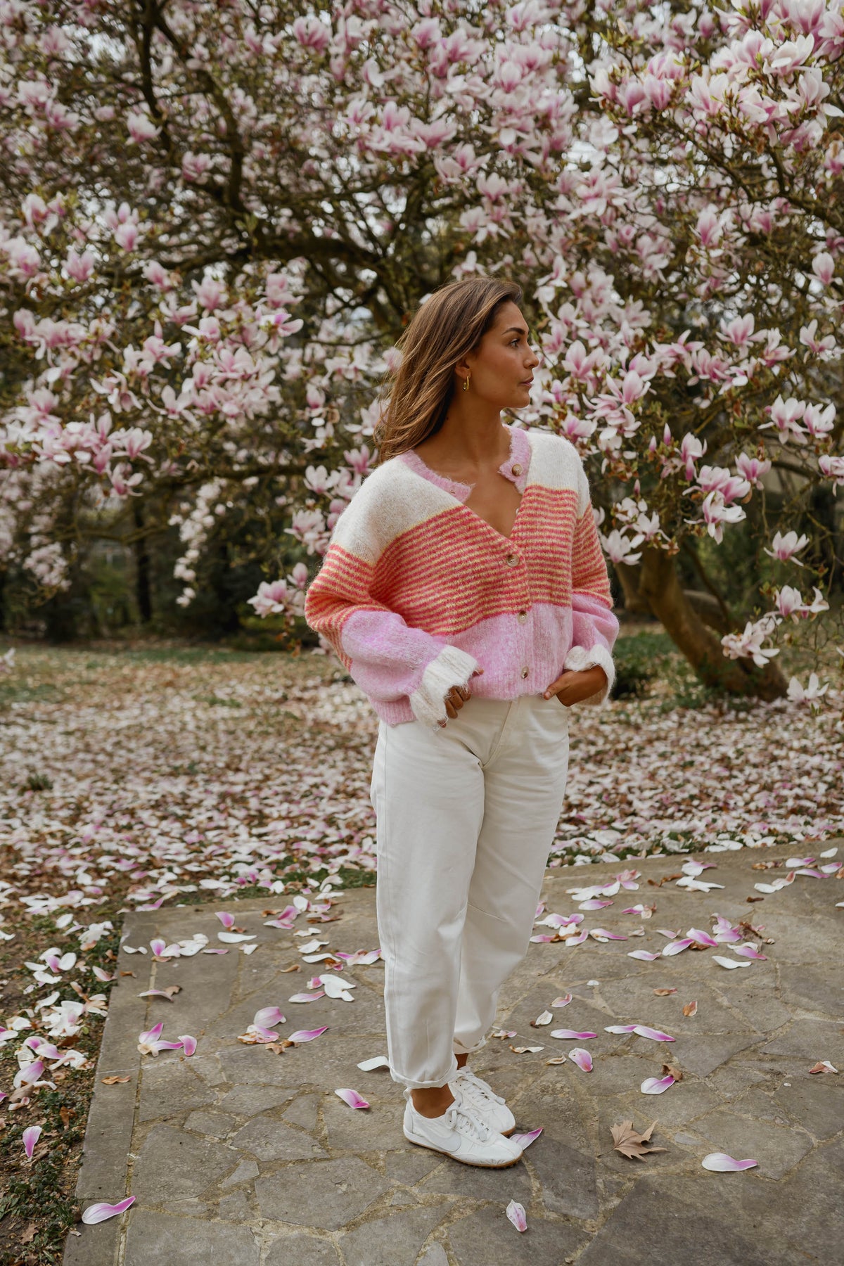 Cárdigan Amren rosa