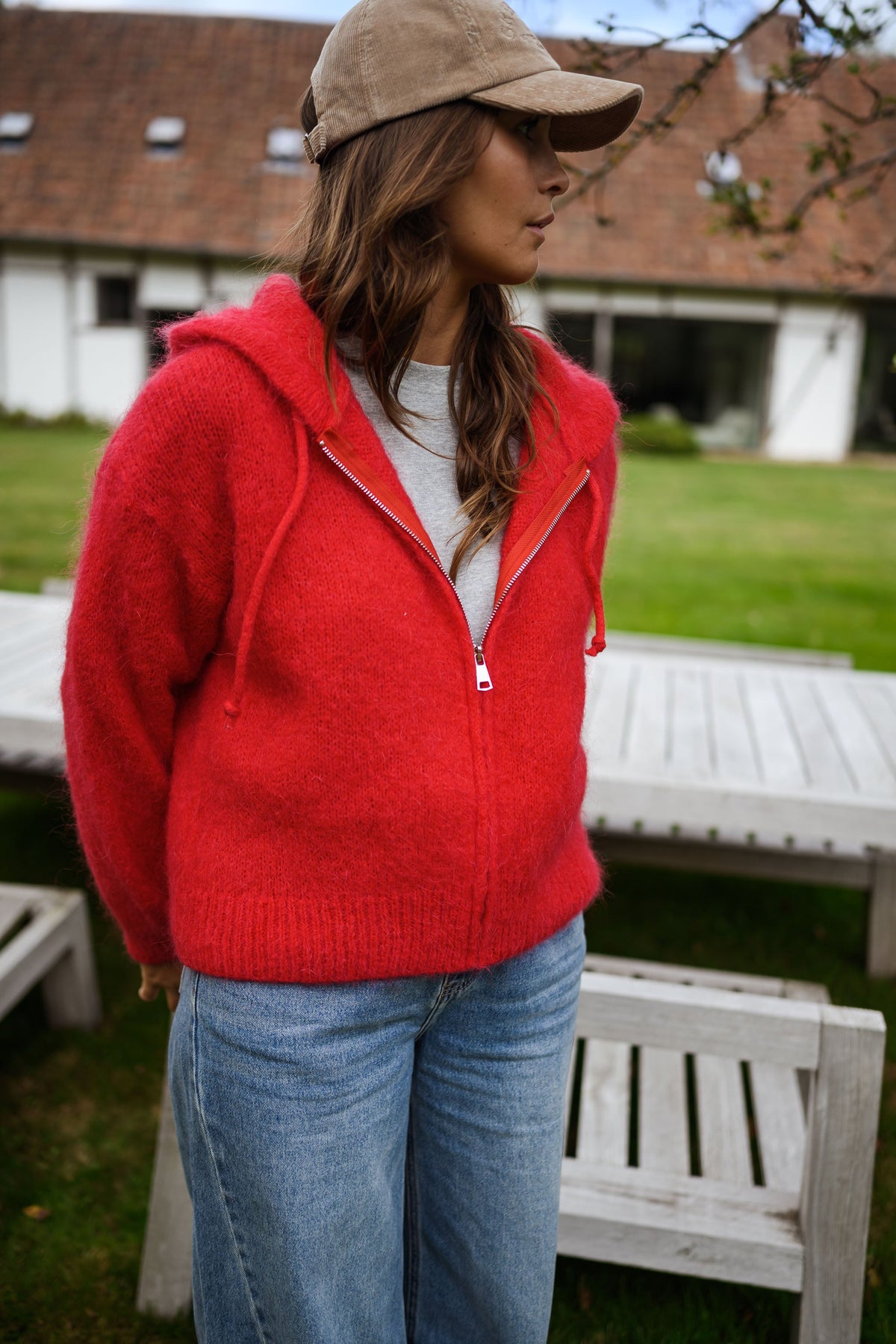 Cárdigan Jayde rojo