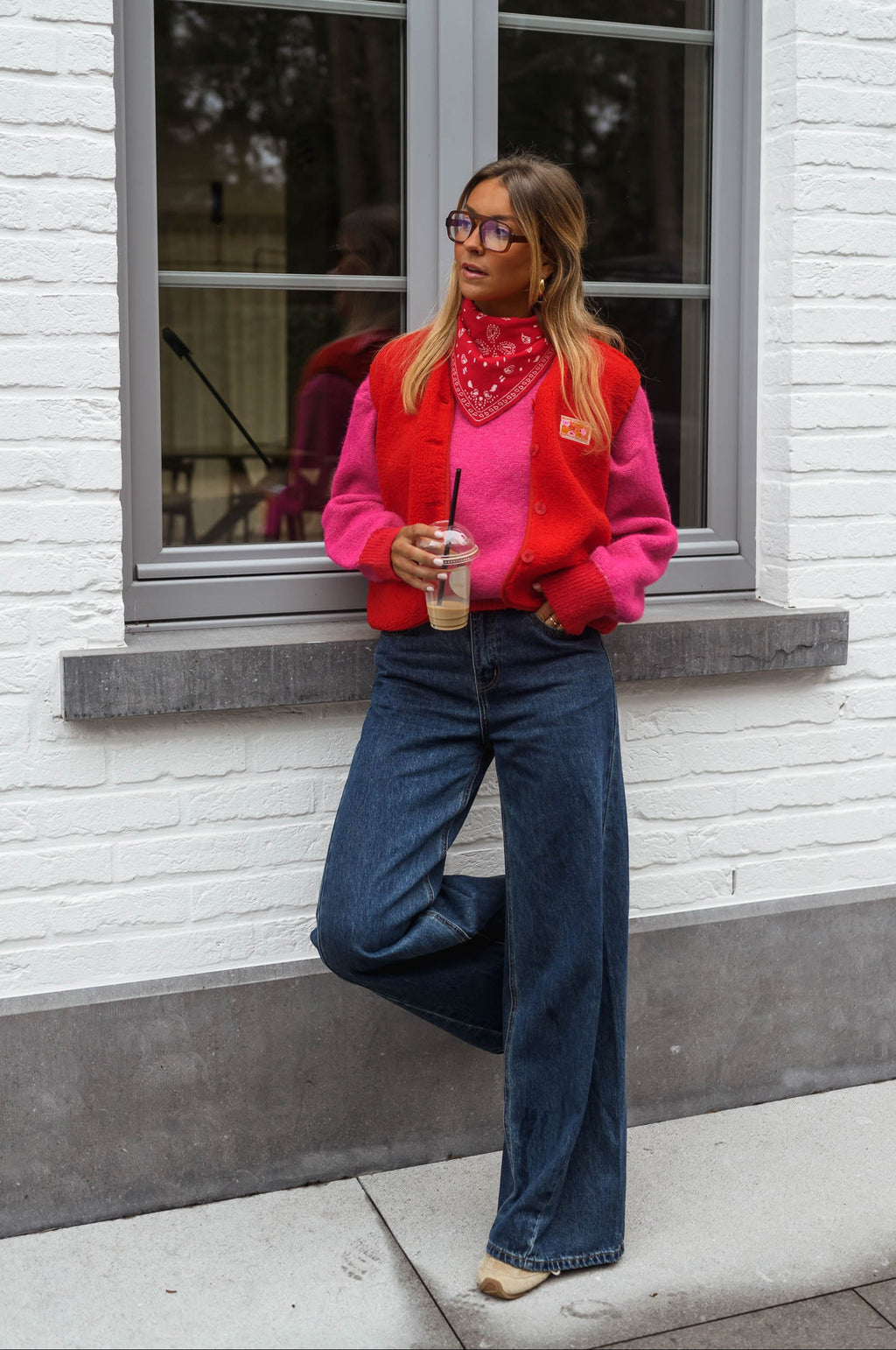 Cárdigan Lolie rojo