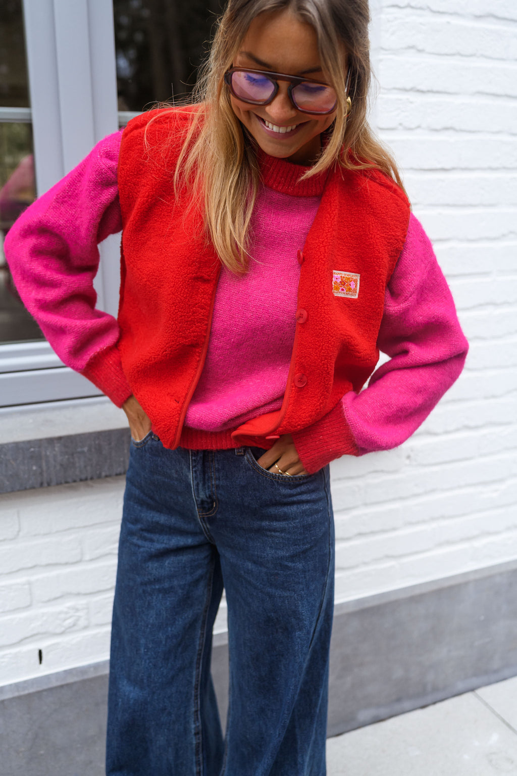 Cárdigan Lolie rojo