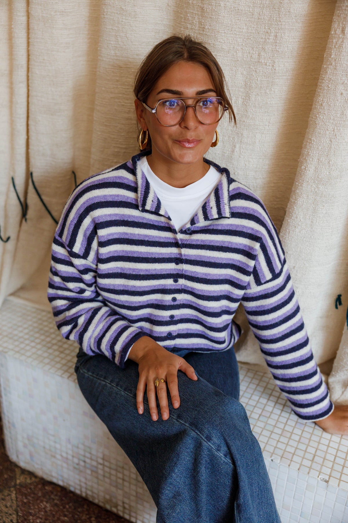 Cárdigan Marco azul