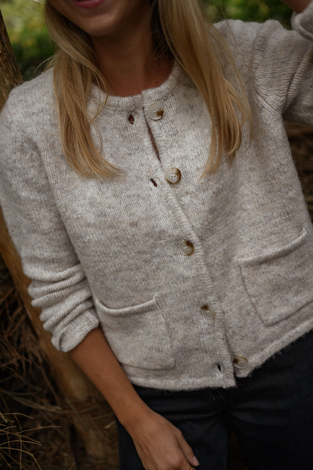 Cárdigan Milene beige