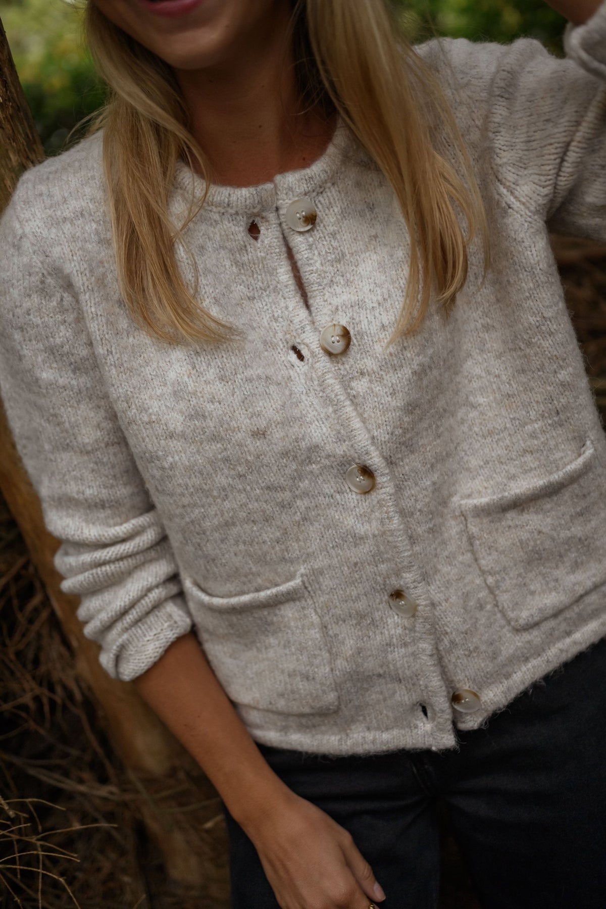 Cárdigan Milene beige