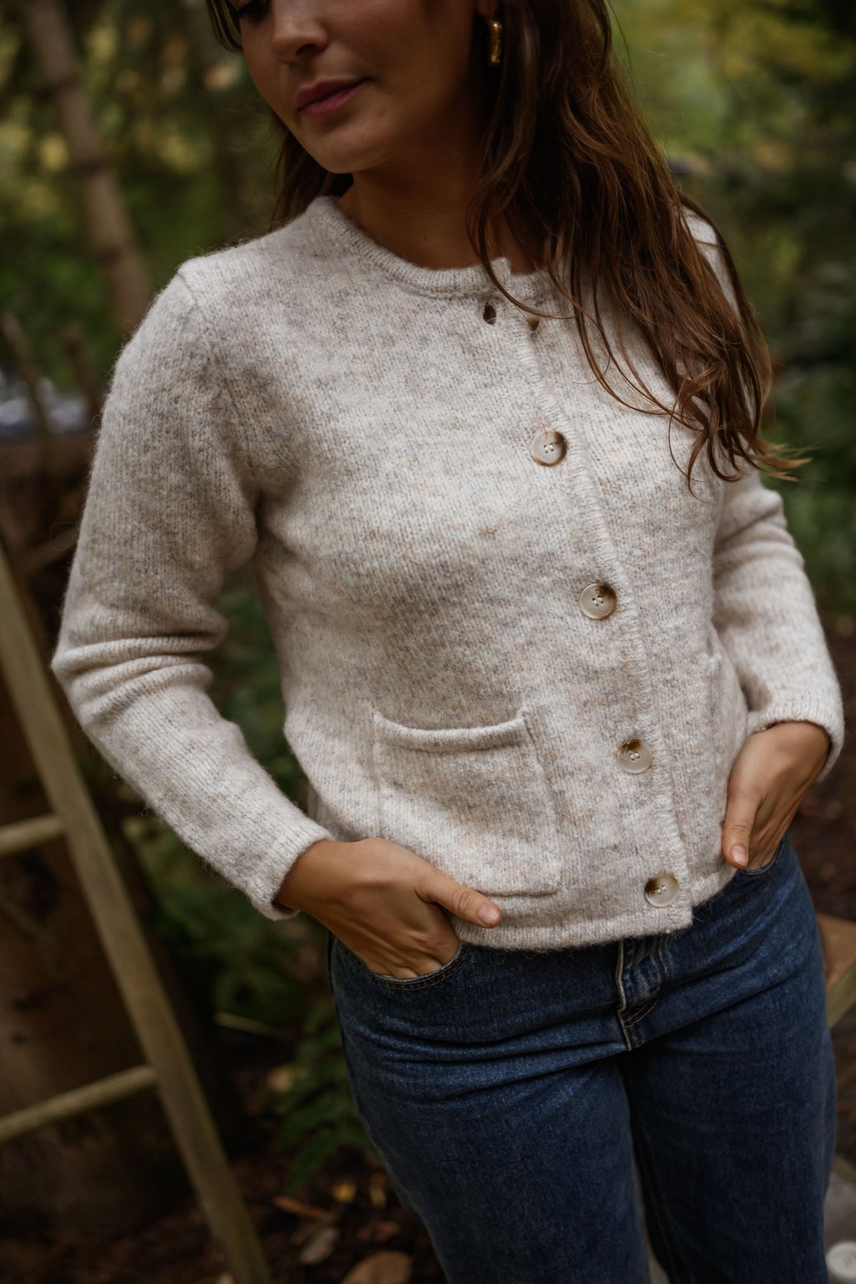 Cárdigan Milene beige