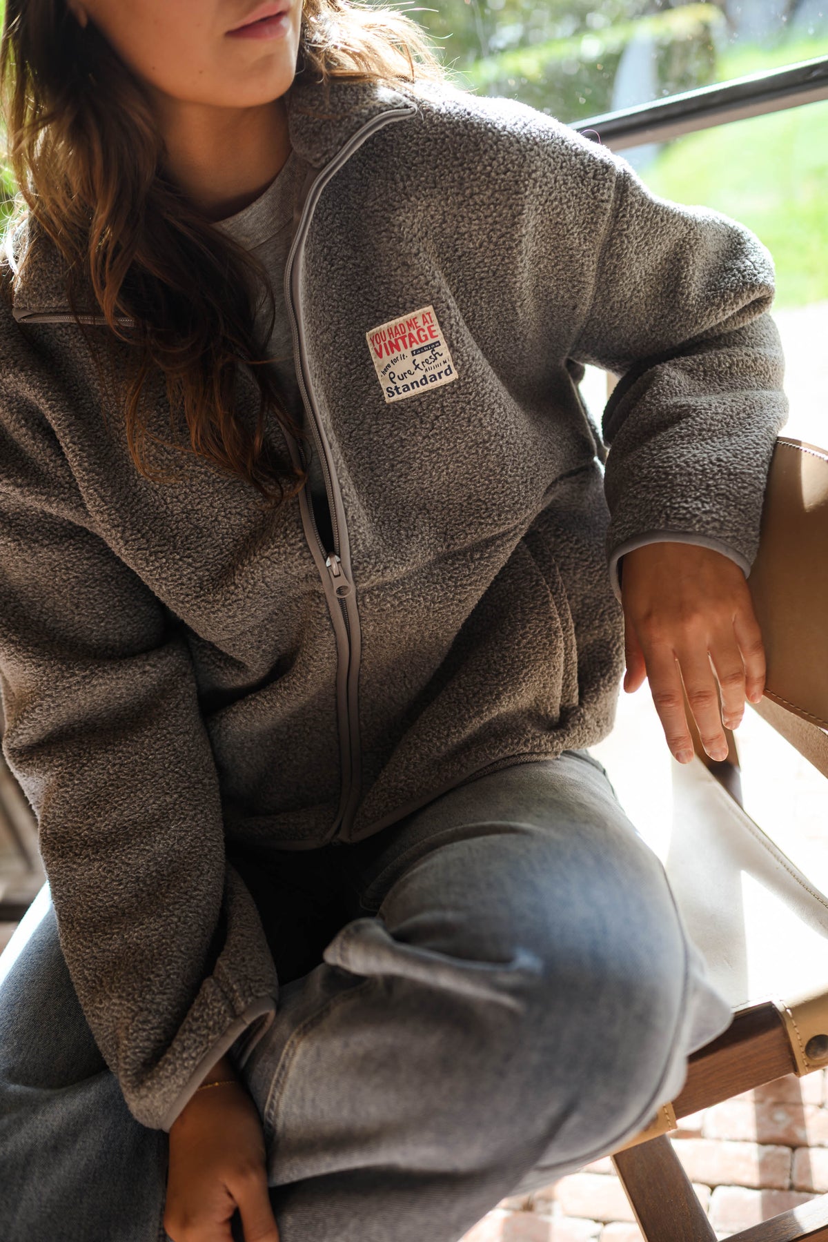 Chaqueta polar Sevan gris