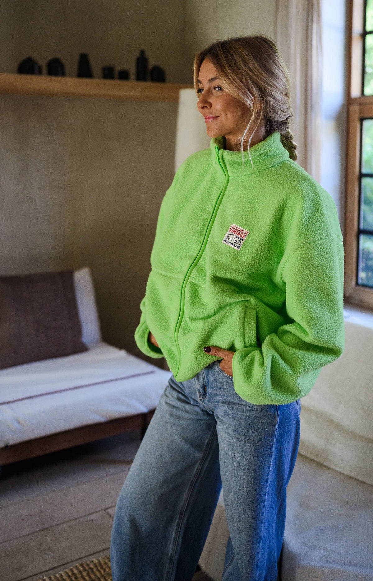 Chaqueta polar Sevan verde