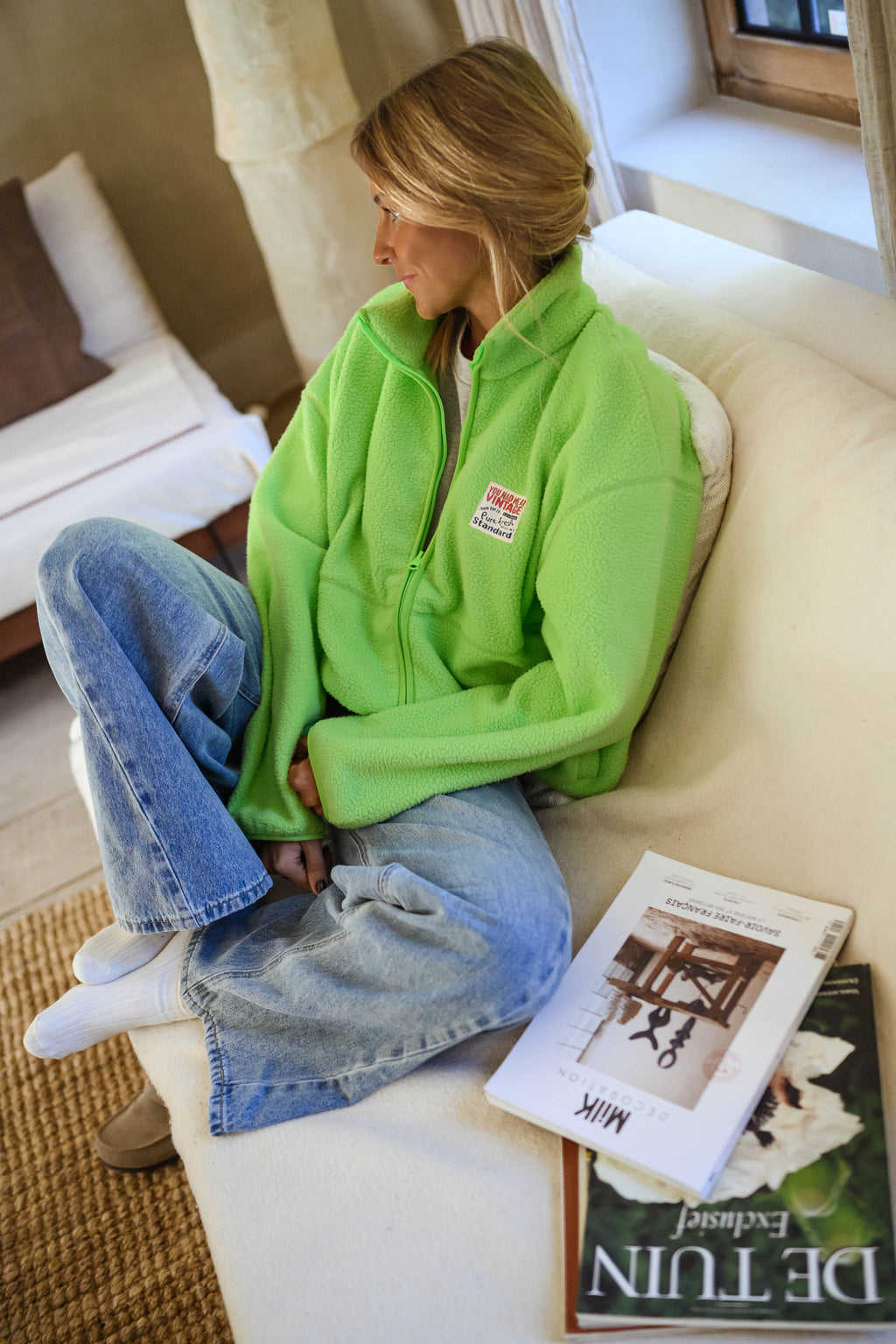 Chaqueta polar Sevan verde