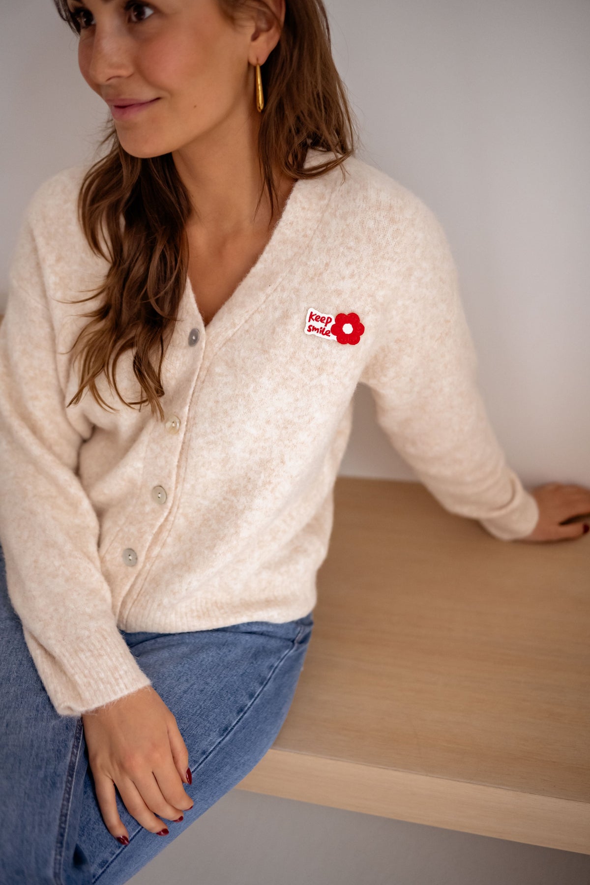 Cárdigan Siony beige