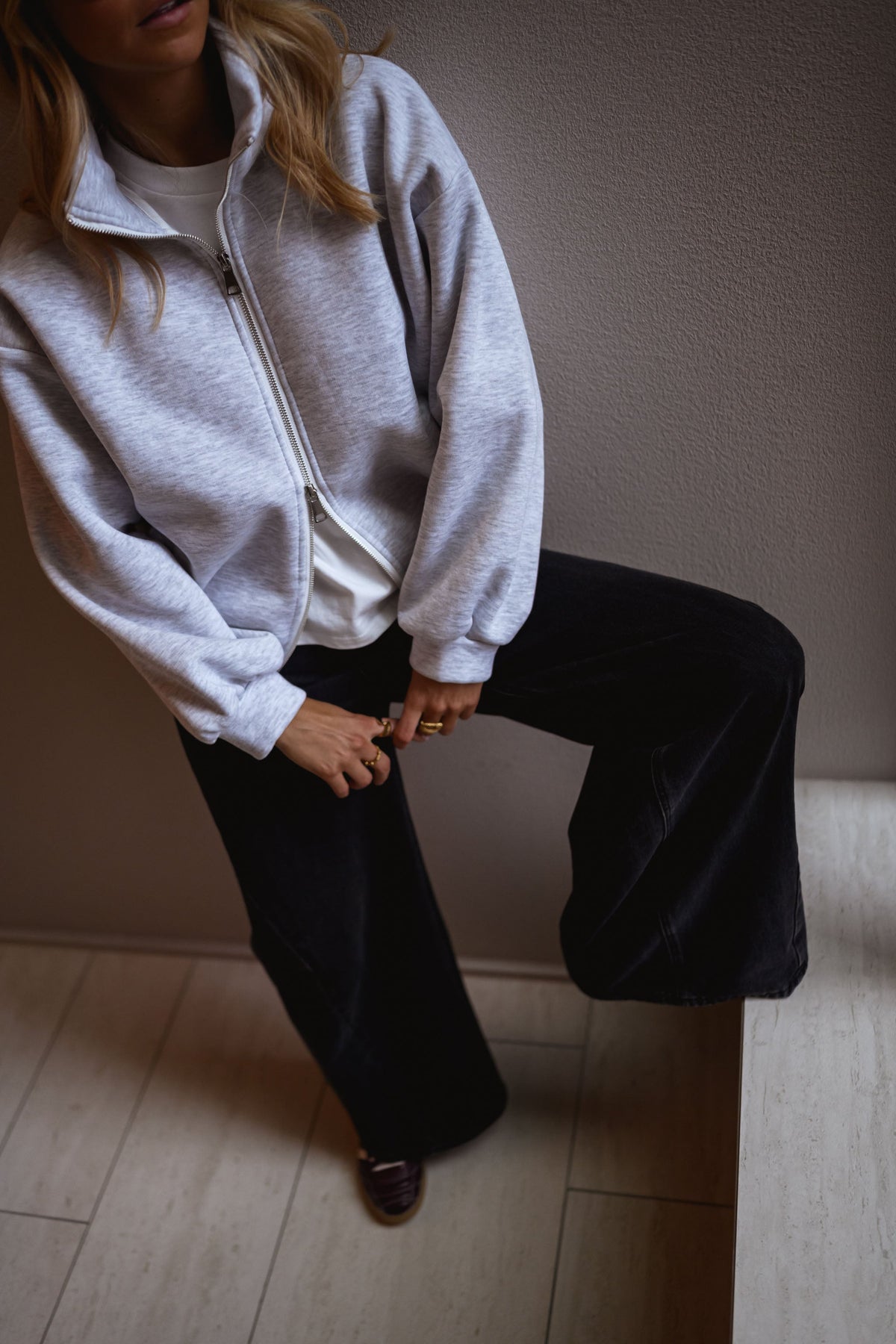 Cárdigan Suzie gris