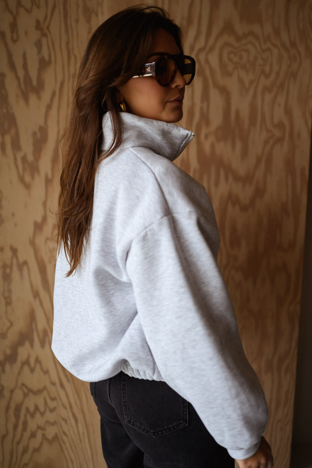 Cárdigan Suzie gris