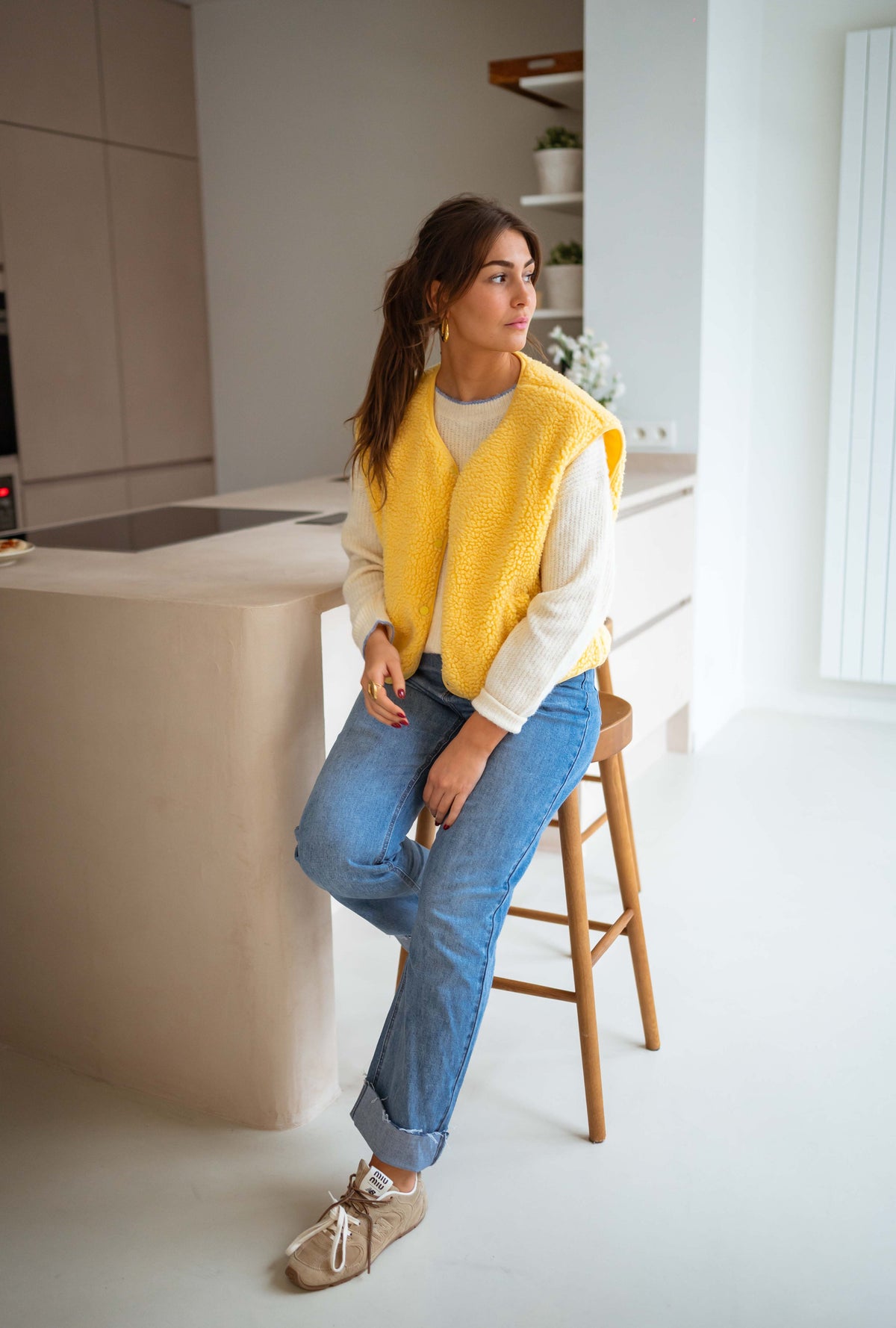 Cárdigan Taoh amarillo