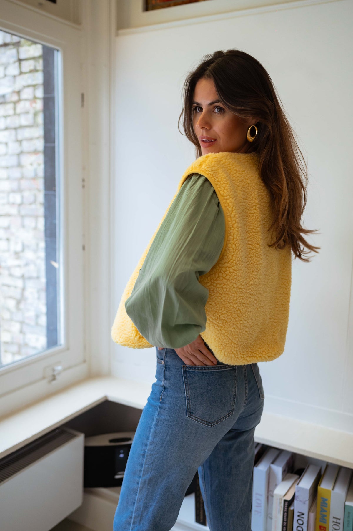 Cárdigan Taoh amarillo