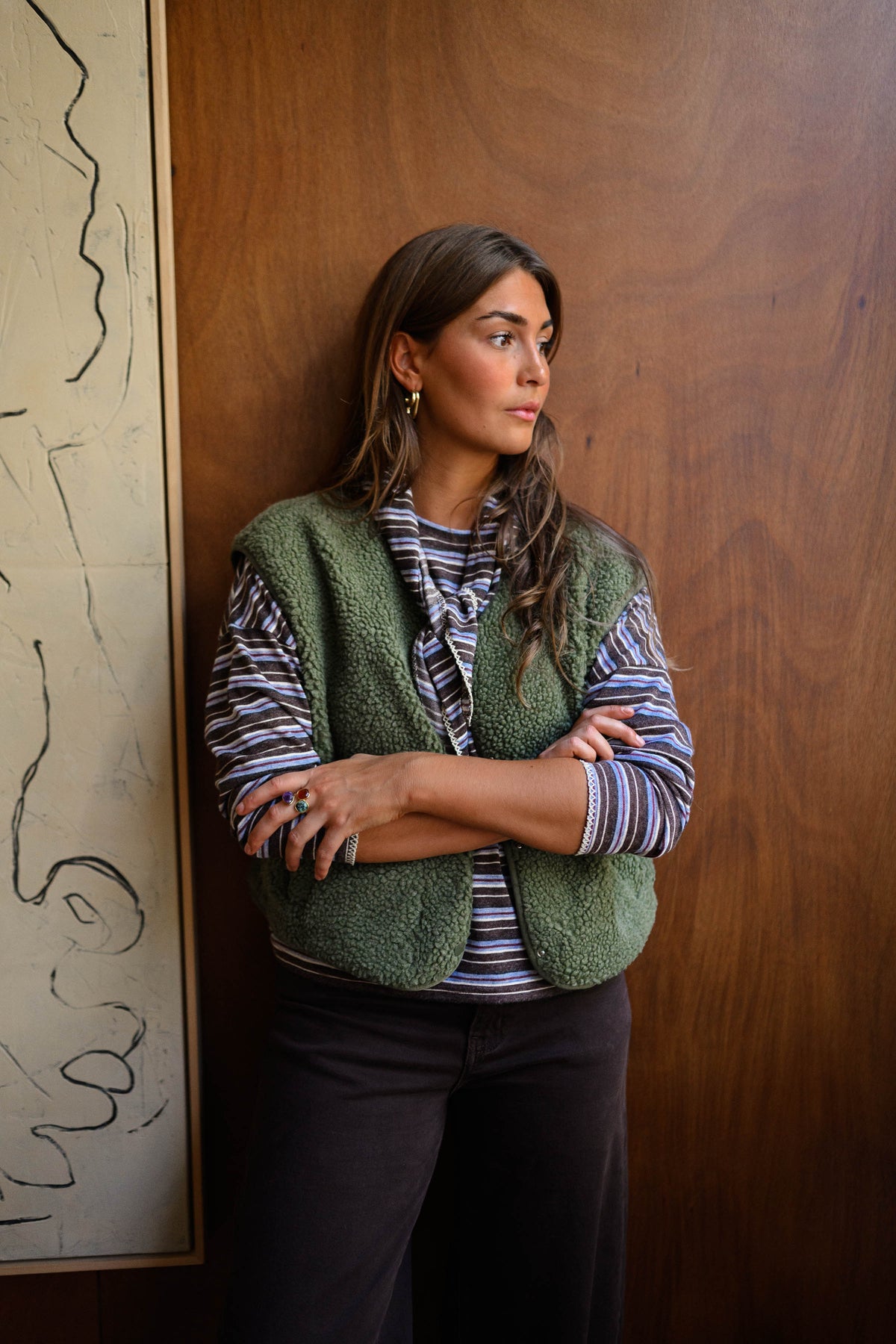 Cárdigan Taoh caqui