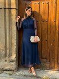 Vestido tul marino | Olivia