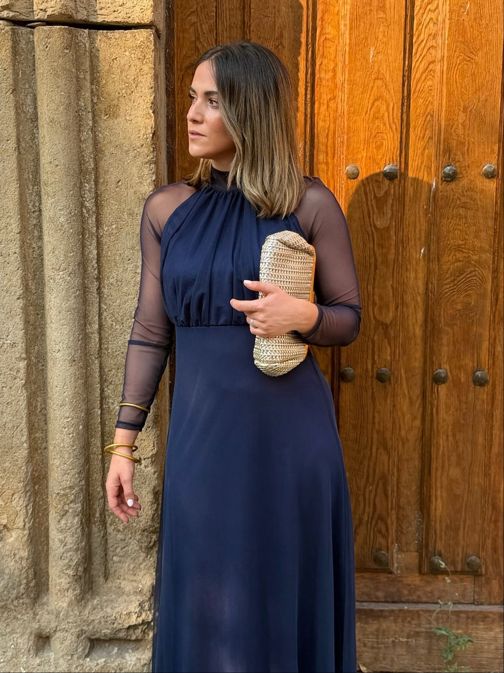 Vestido tul marino | Olivia