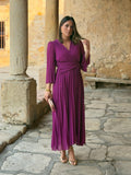 Vestido plisado buganvilla | Amara