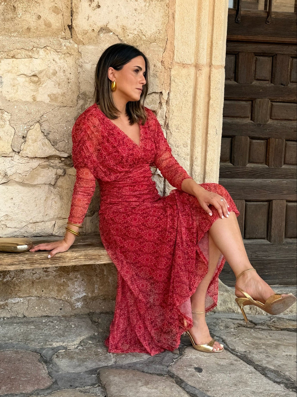 Vestido tul estampado | Kaela
