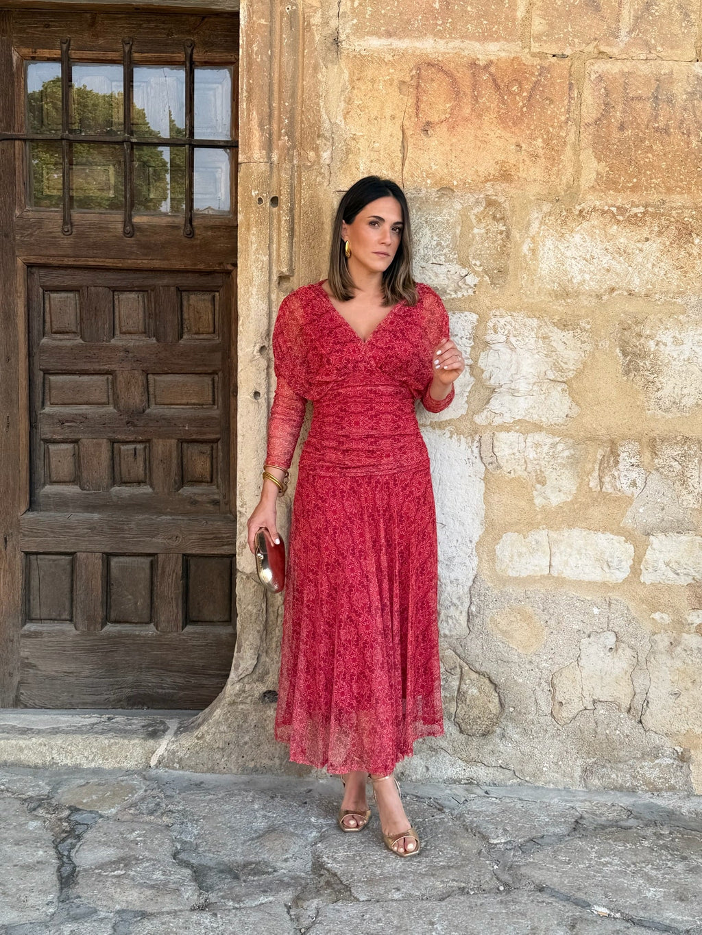 Vestido tul estampado | Kaela