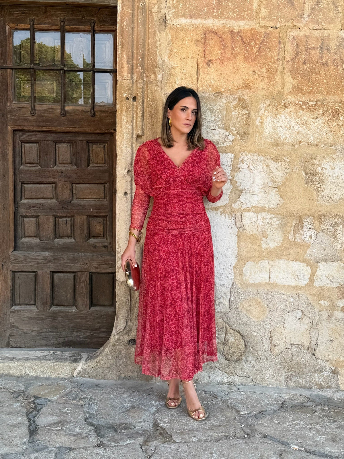 Vestido tul estampado | Kaela