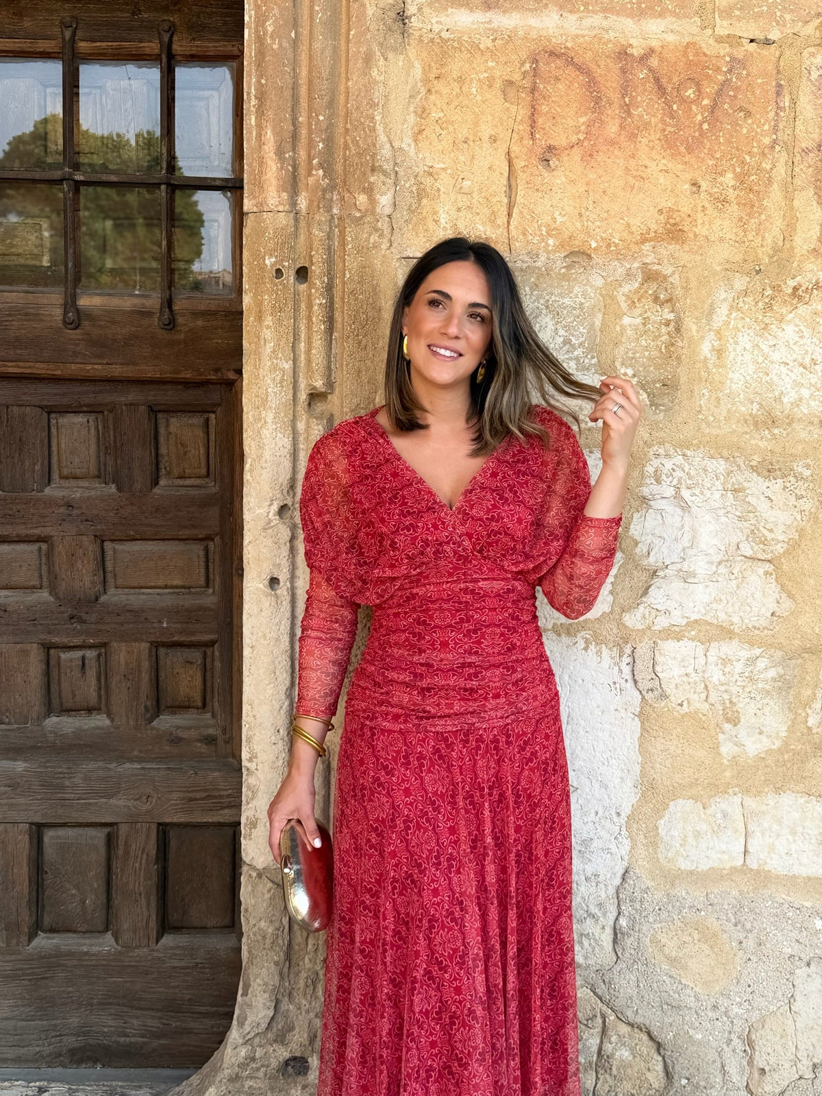 Vestido tul estampado | Kaela
