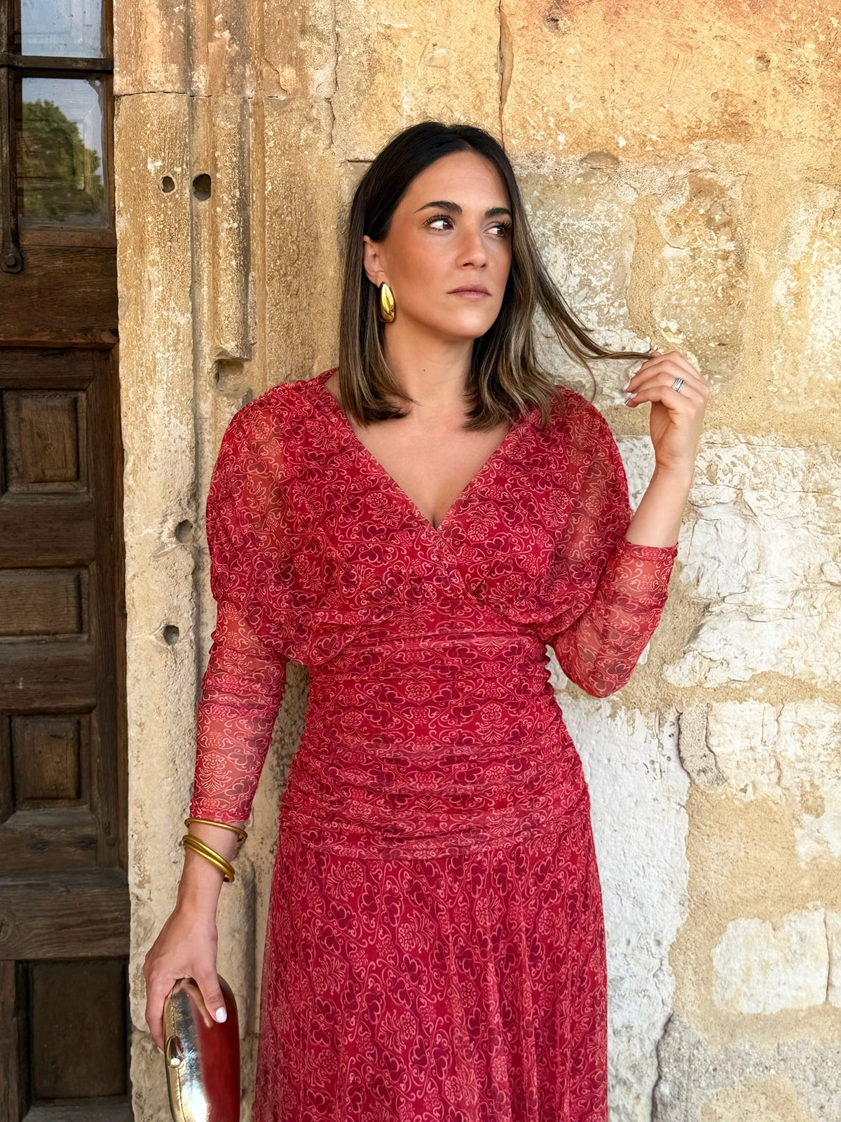 Vestido tul estampado | Kaela