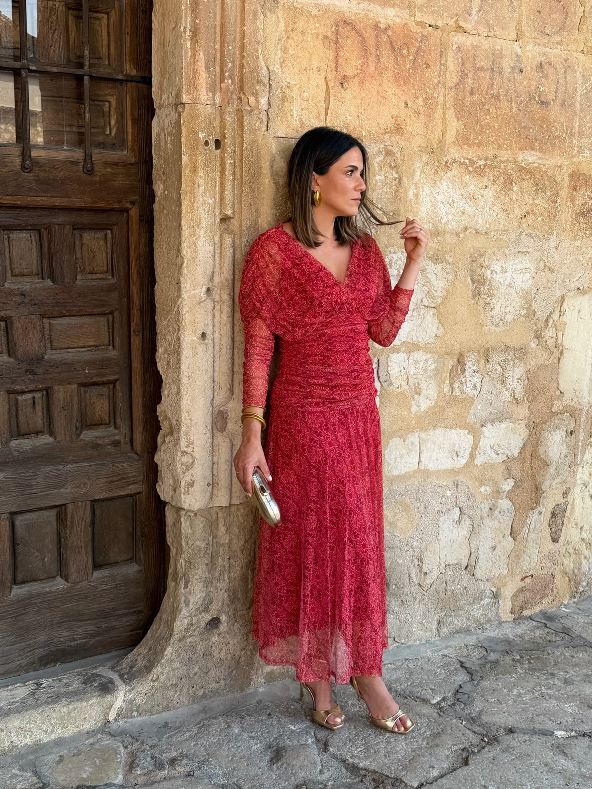 Vestido tul estampado | Kaela