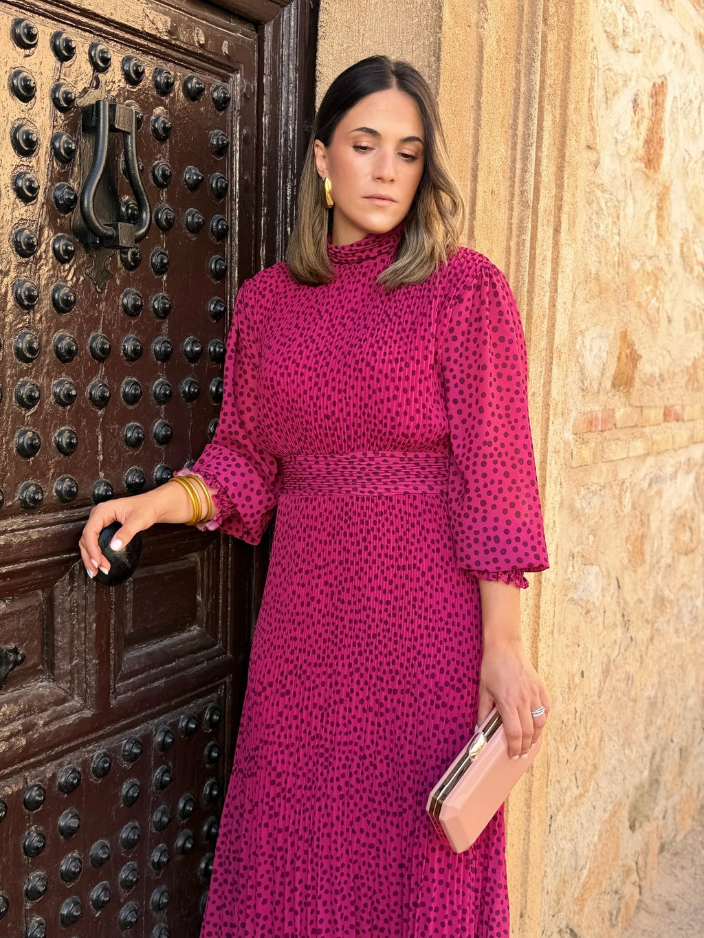 Vestido midi buganvilla | Magnolia