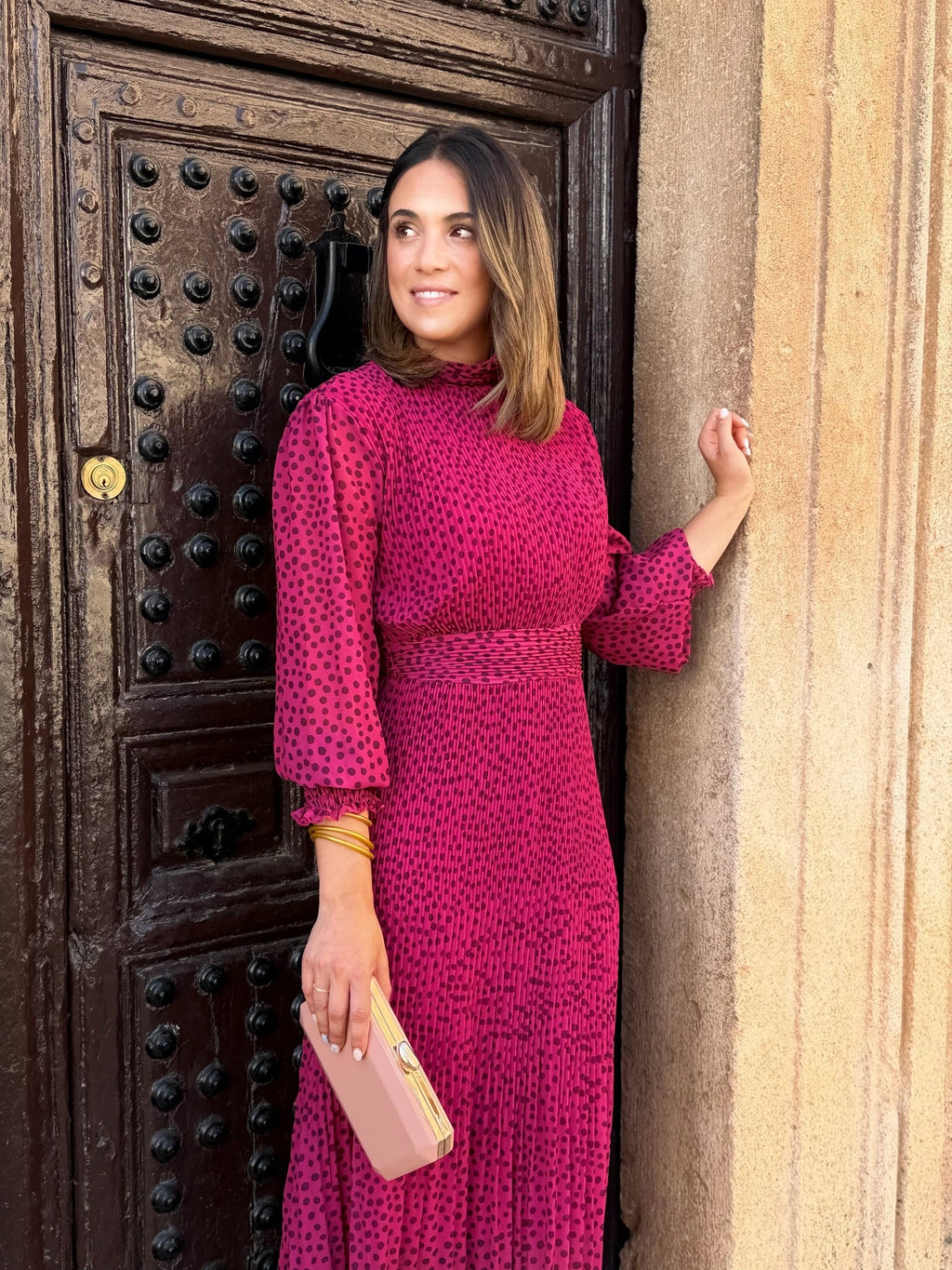 Vestido midi buganvilla | Magnolia