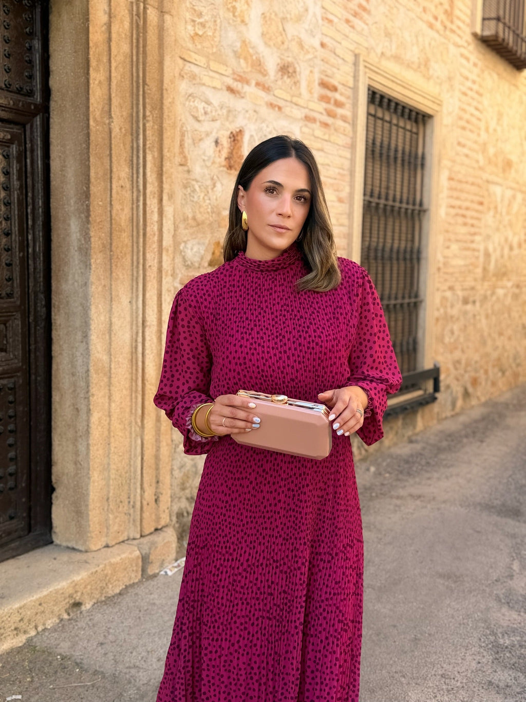 Vestido midi buganvilla | Magnolia