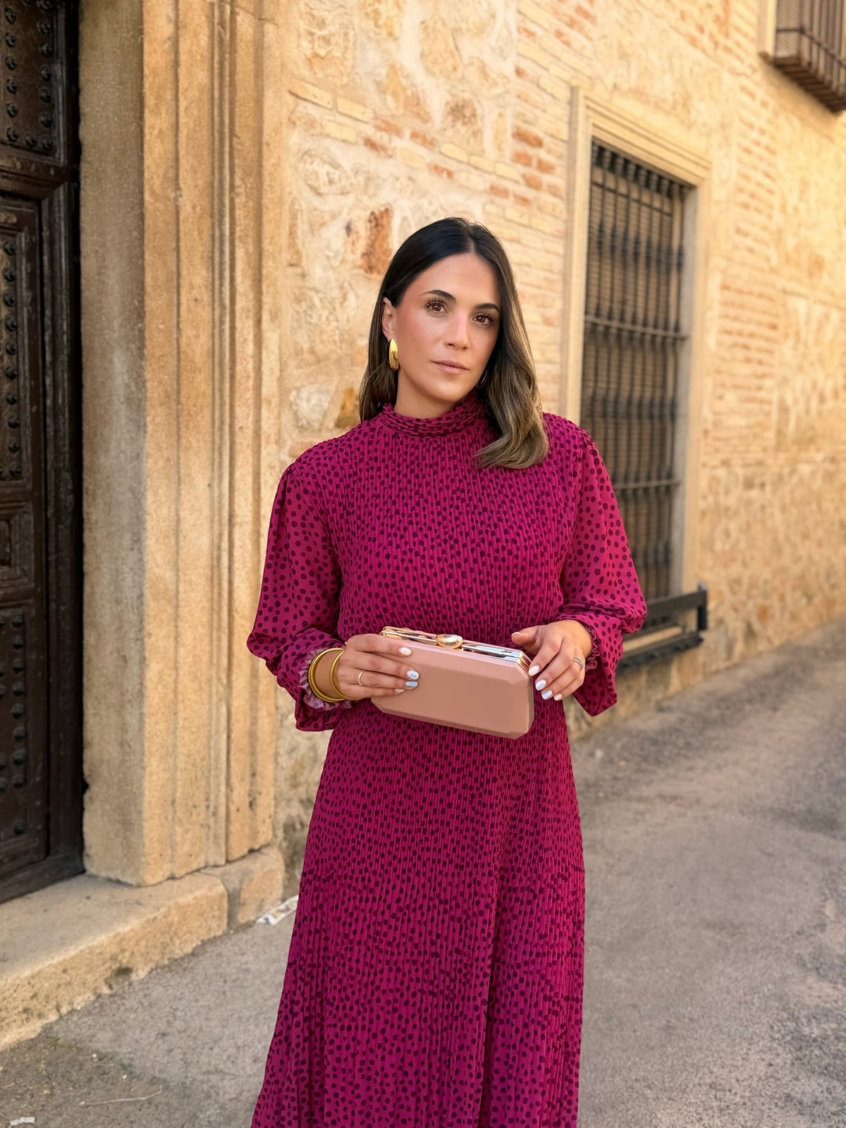 Vestido midi buganvilla | Magnolia