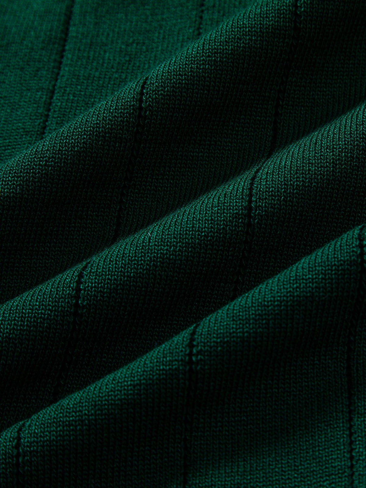 Polo de punto con cuello Johnny acanalado y ribete en contraste