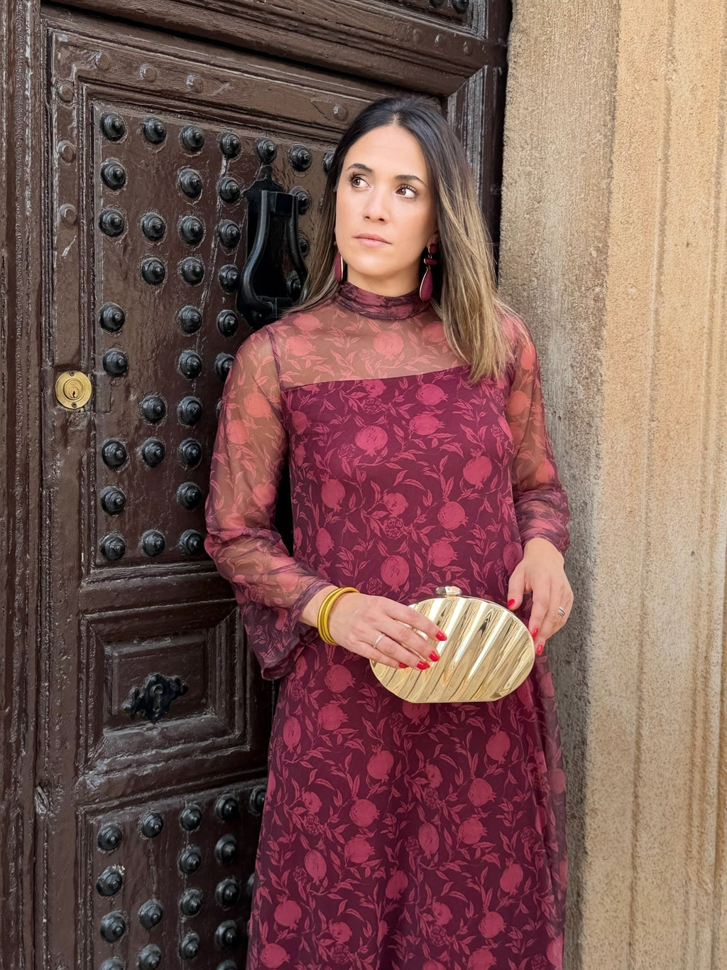 Vestido tul estampado | Naomi