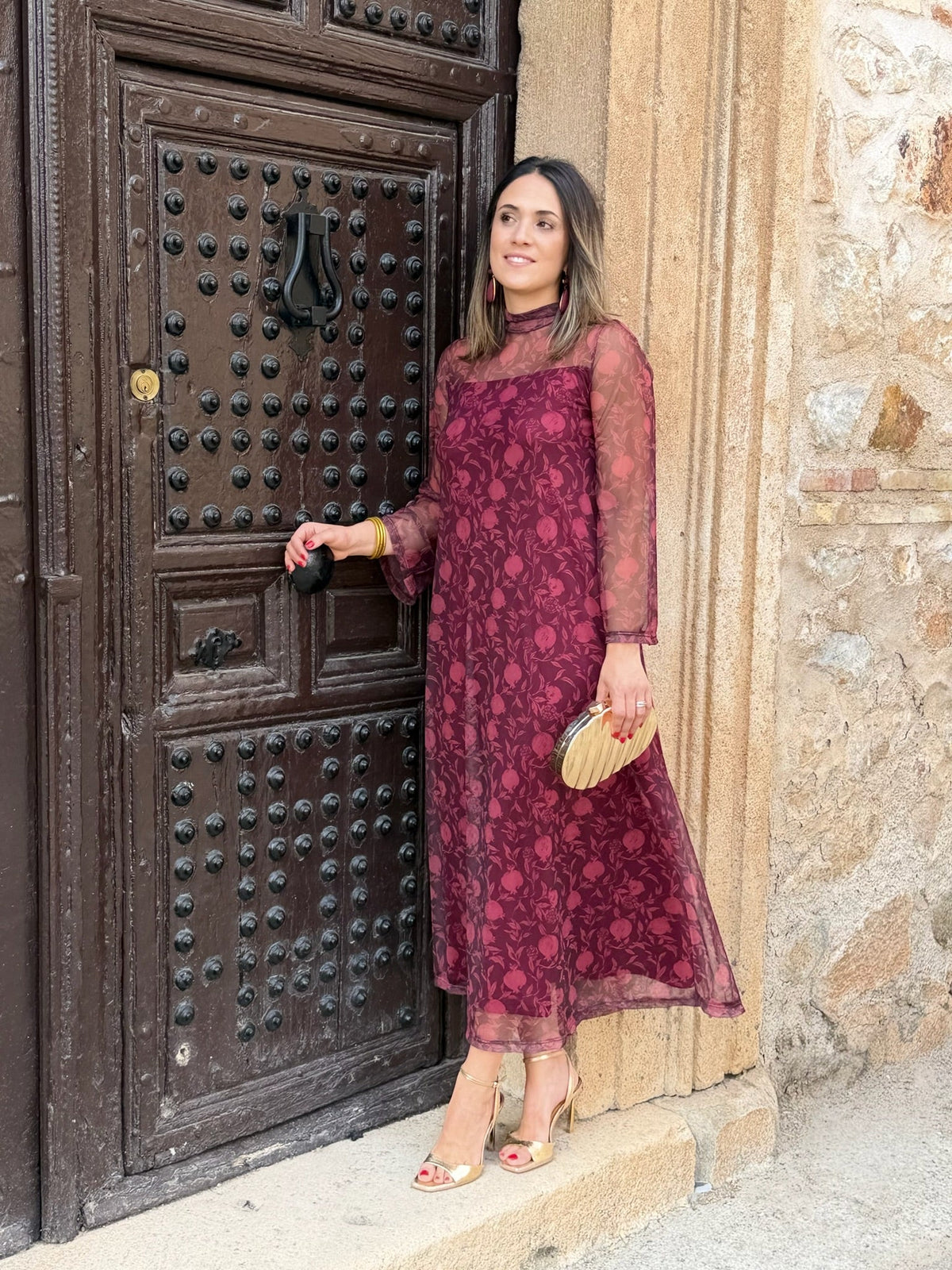 Vestido tul estampado | Naomi