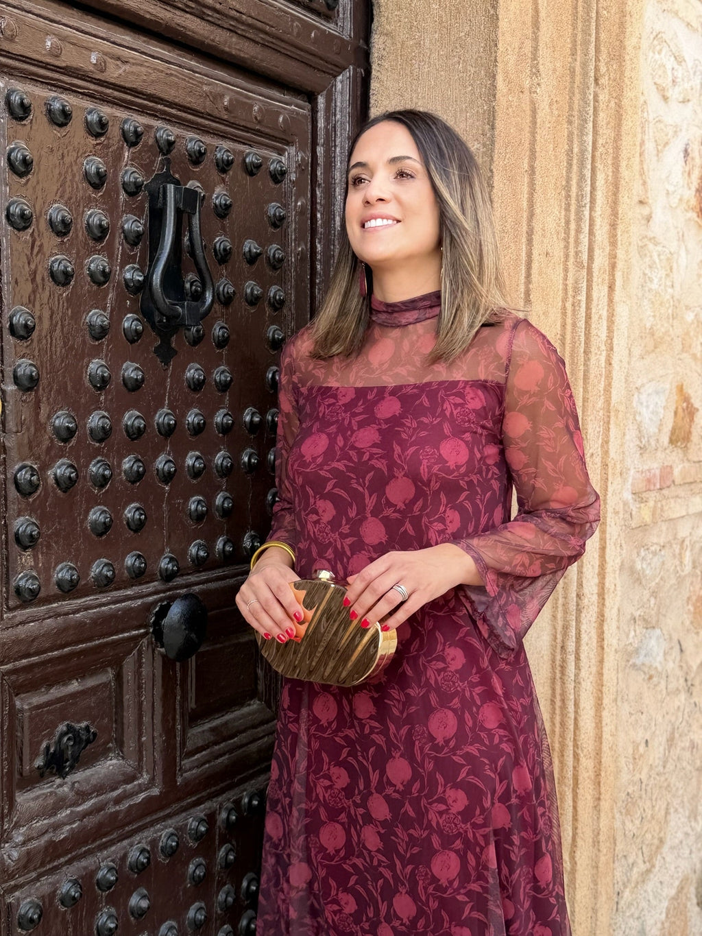 Vestido tul estampado | Naomi