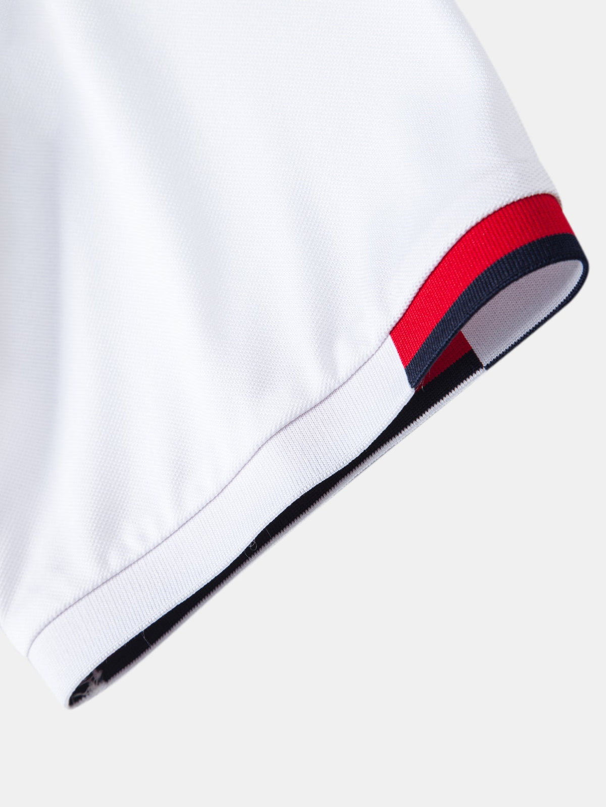 Polo piqué con contraste
