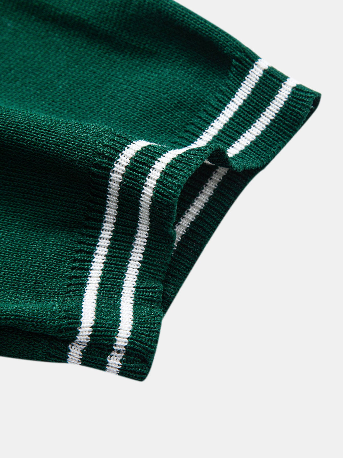Polo de Punto Jacquard Torcido con Ribete de Contraste