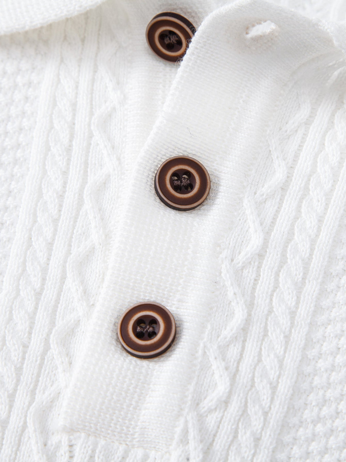 Polo de punto con jacquard geométrico