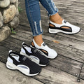 Zapatillas de malla transpirable sin cordones con plataforma