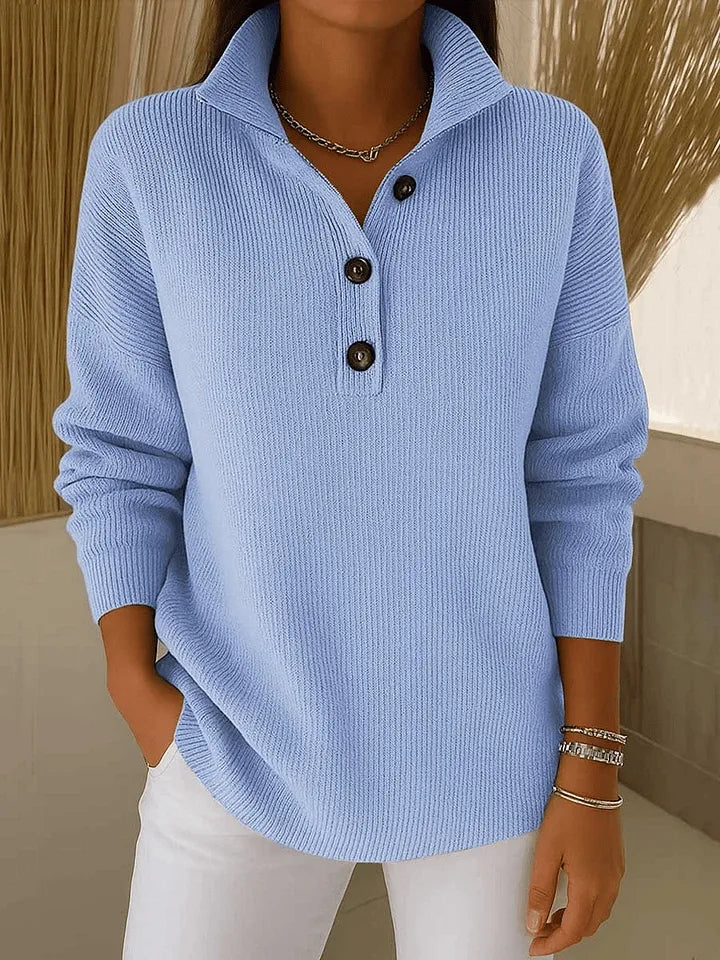 Beatriz | Jersey polo de cuello en V